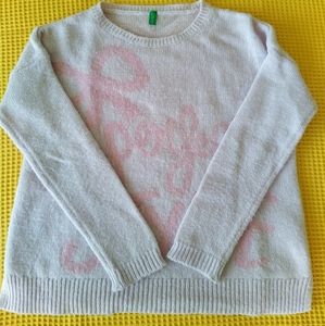 UNITED COLORS OF BENETTON girl's Wool Sweater